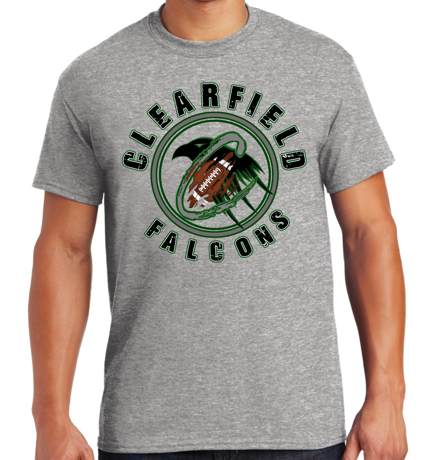 Clearfield Falcons, COACH T-shirt, Multiple Logo Options