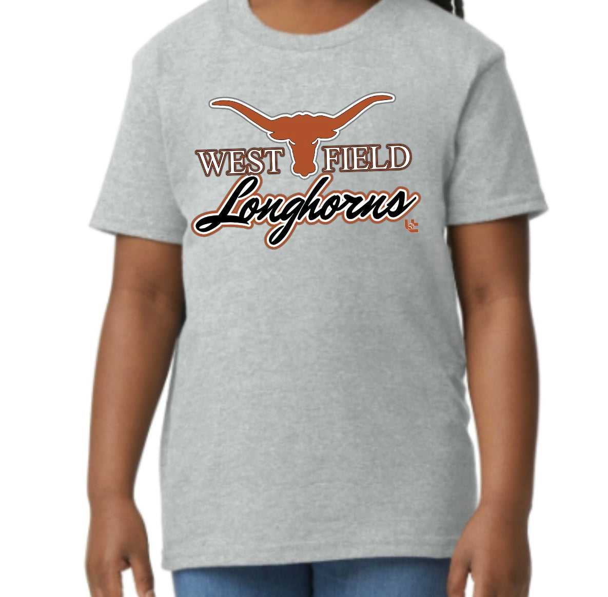 YOUTH, WF Longhorns T-shirt, Multiple Logo Options