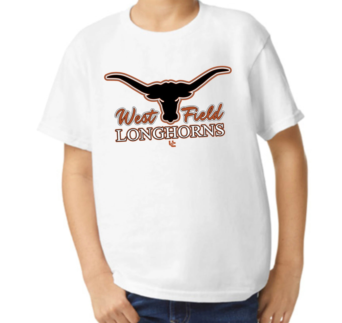 YOUTH, WF Longhorns T-shirt, Multiple Logo Options