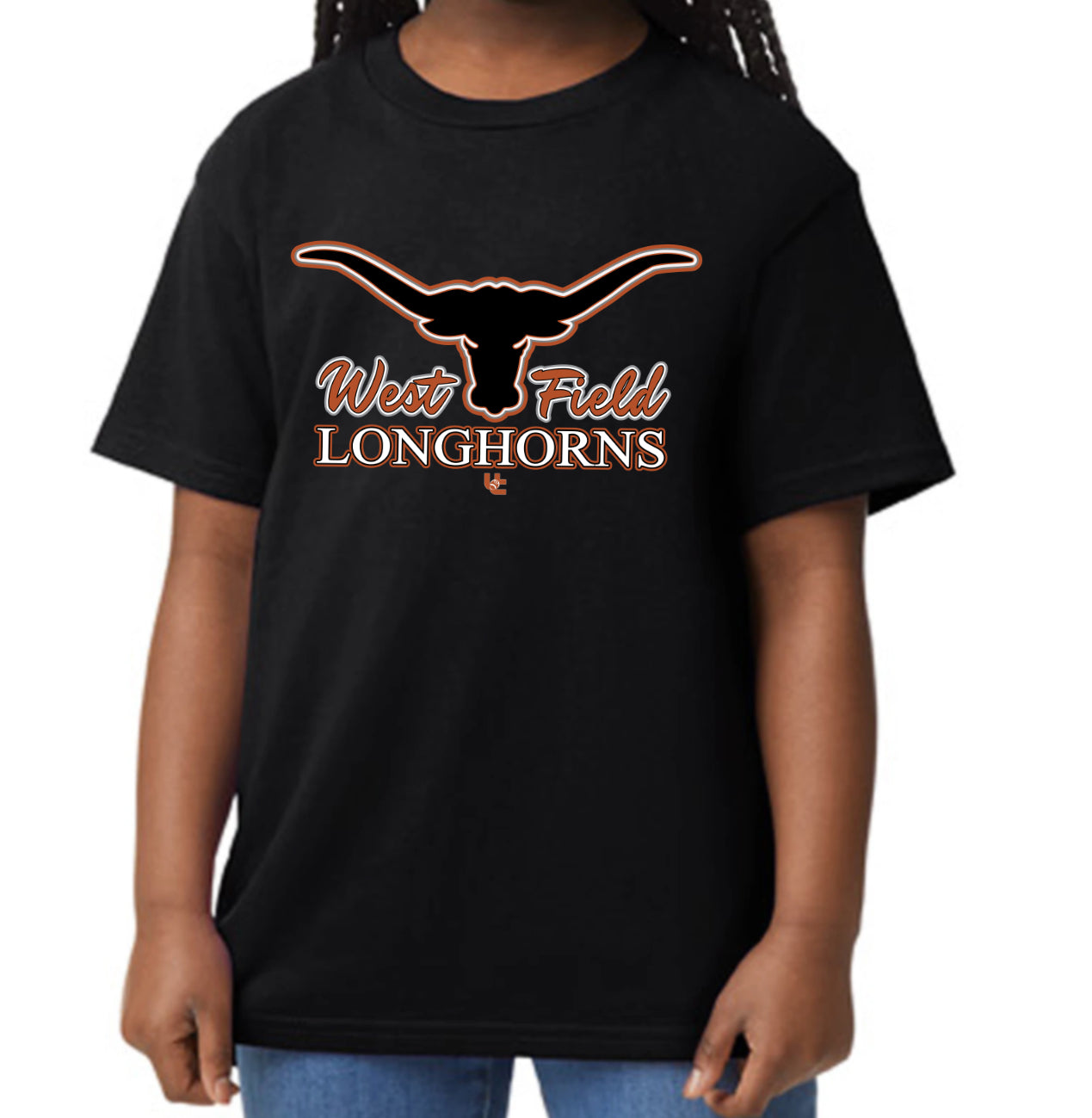 YOUTH, WF Longhorns T-shirt, Multiple Logo Options