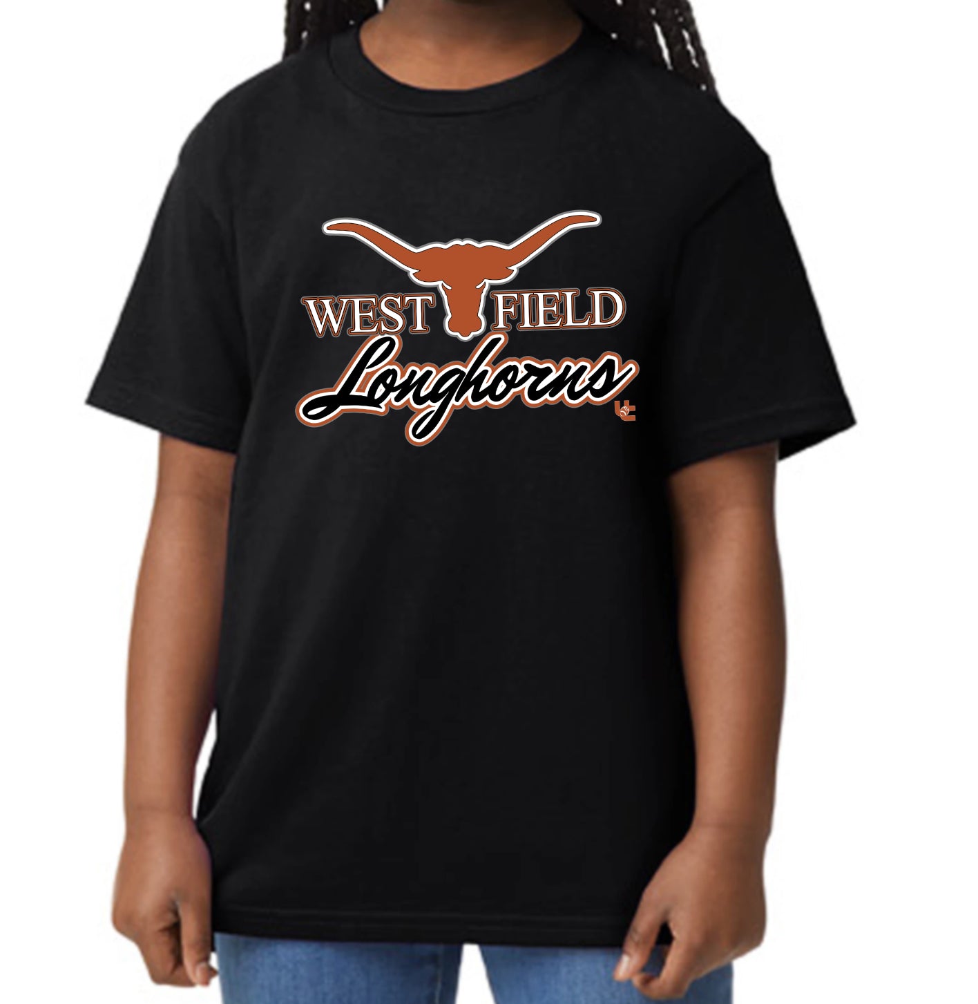 YOUTH, WF Longhorns T-shirt, Multiple Logo Options