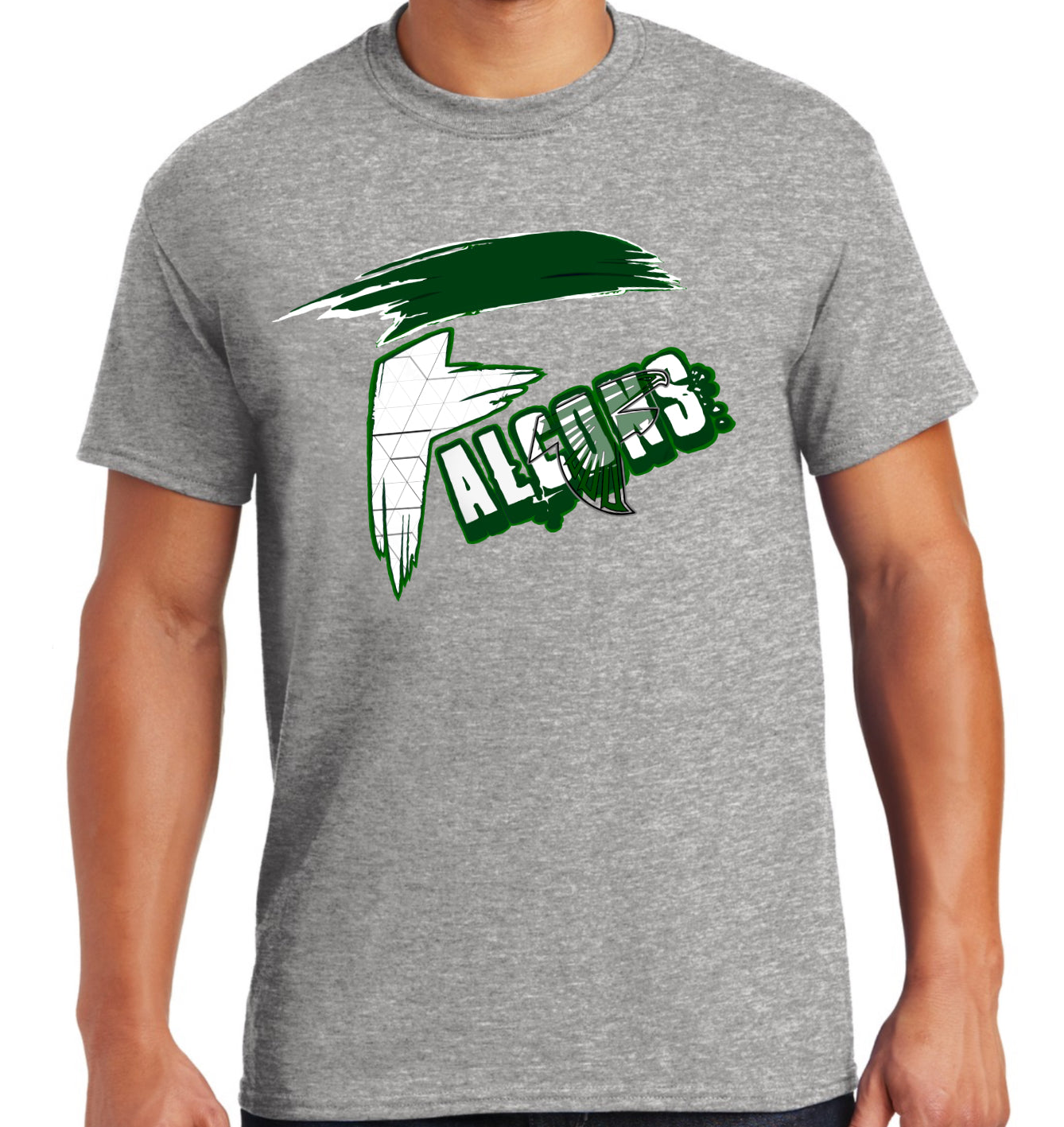 Clearfield Falcons, COACH T-shirt, Multiple Logo Options