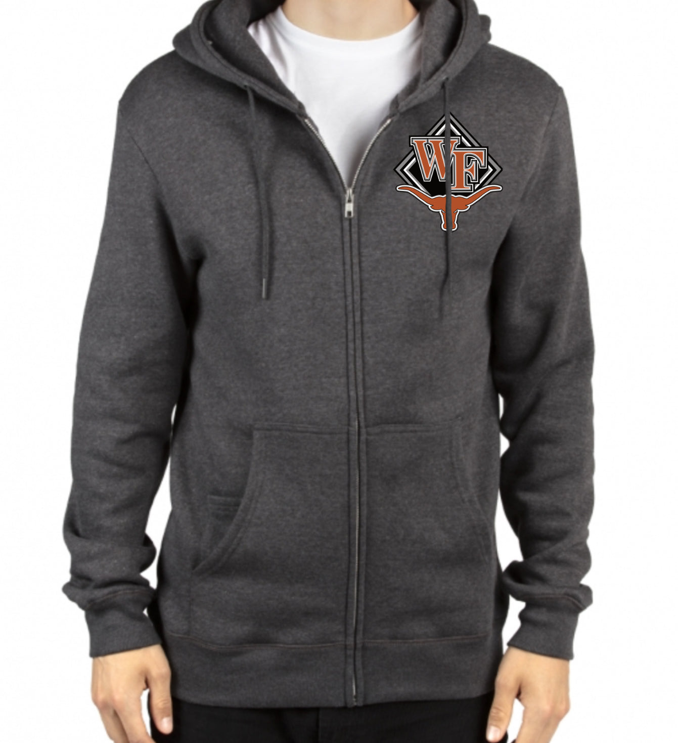 WF Classic Full Zip Hoodie, Adult, Multiple Logo Options