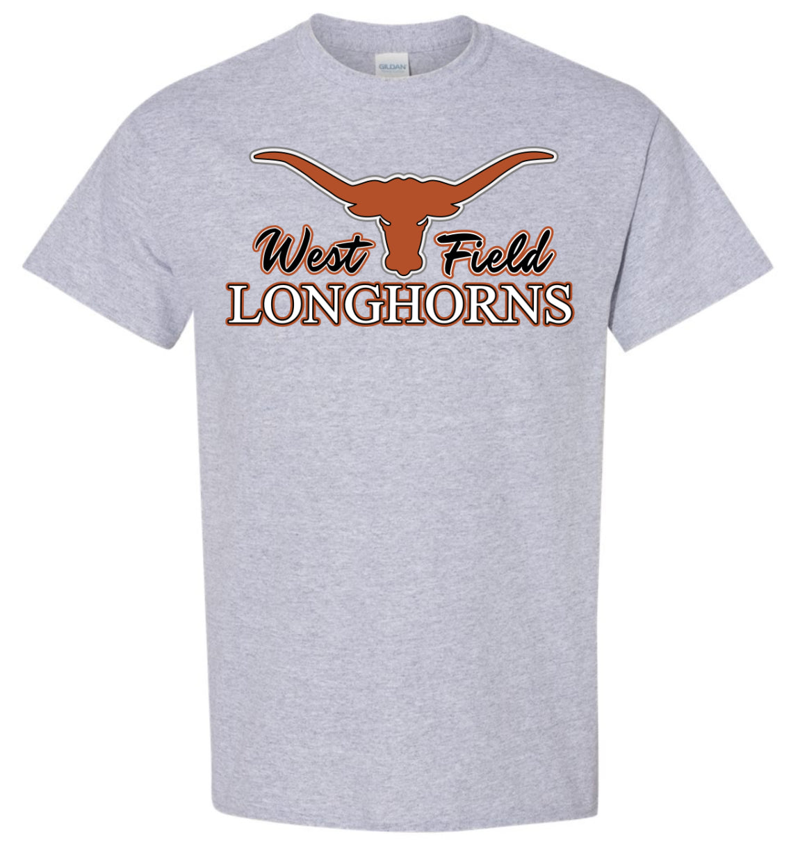 WF Longhorns, Adult T-shirt, Multiple Logo Options