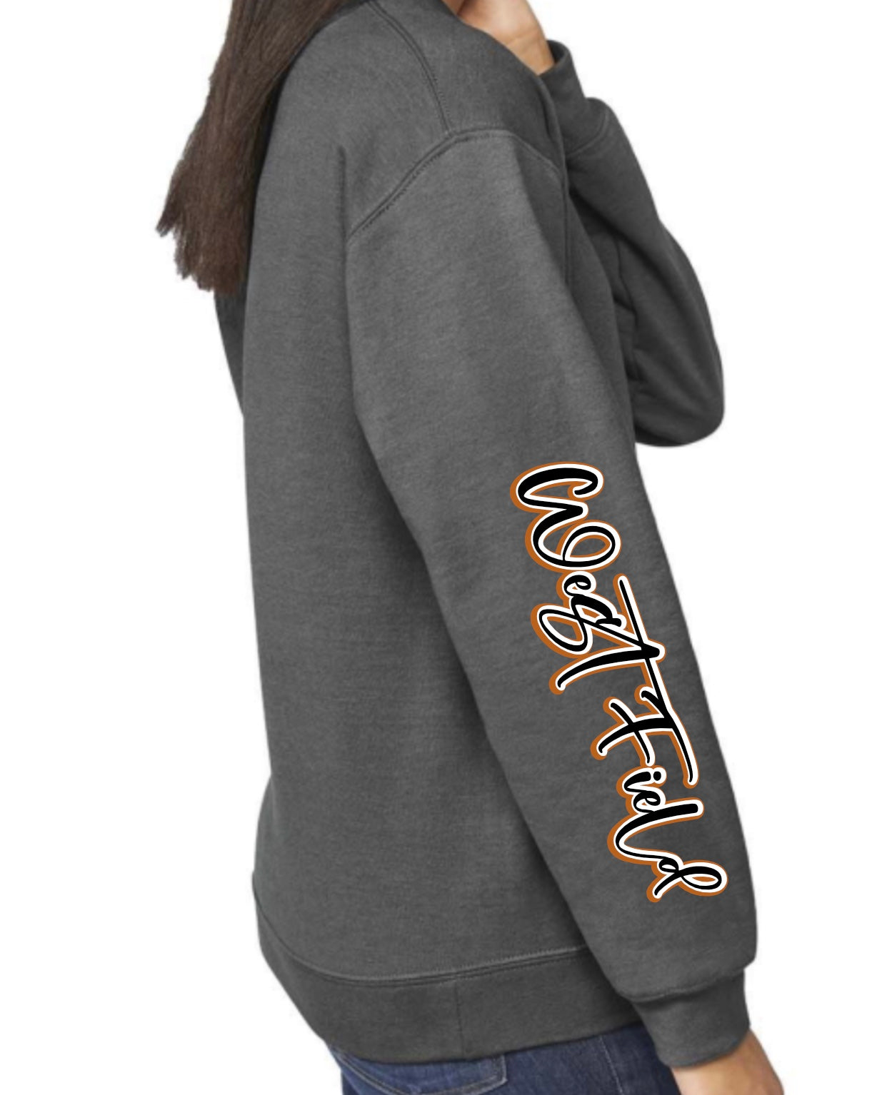 WF Longhorn Crew Neck, Sweatshirt, Adult