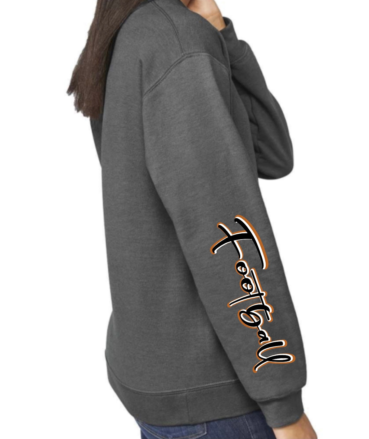 WF Longhorn Crew Neck, Sweatshirt, Adult