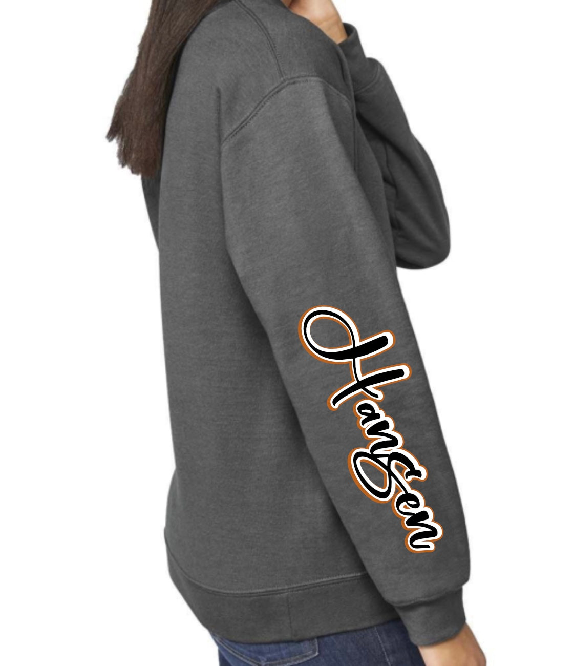 WF Longhorn Crew Neck, Sweatshirt, Adult