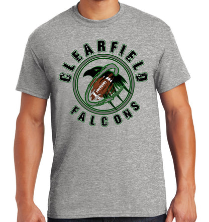 Clearfield Falcons, T-shirt, Multiple Logo Options