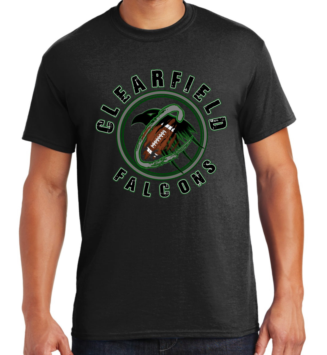 Clearfield Falcons, T-shirt, Multiple Logo Options