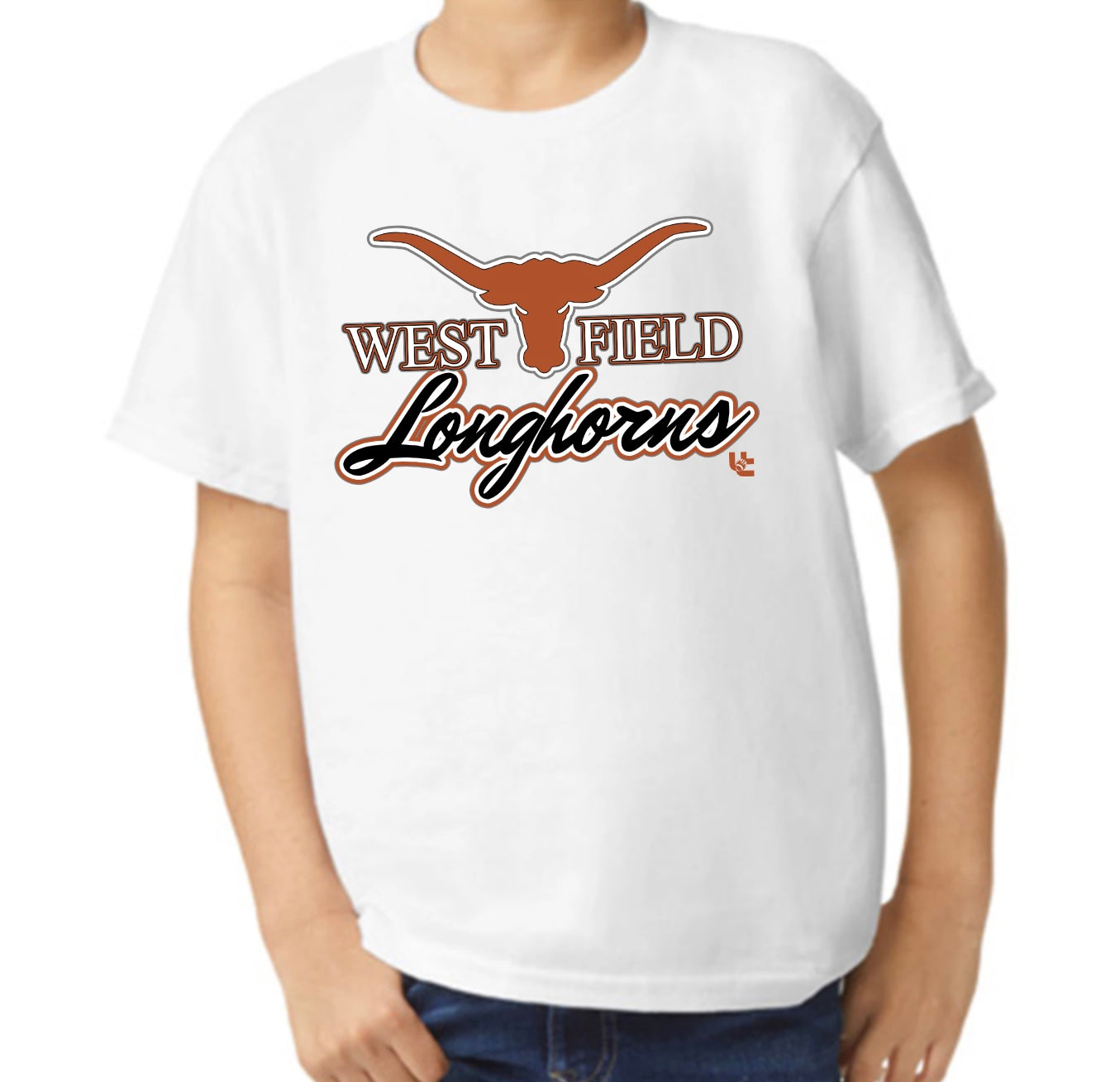 YOUTH, WF Longhorns T-shirt, Multiple Logo Options