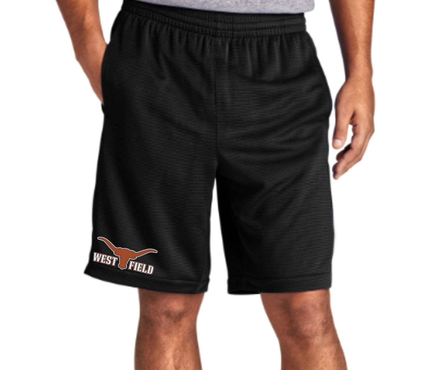 WF Shorts, Knee Length, Pocketed Performance Blend