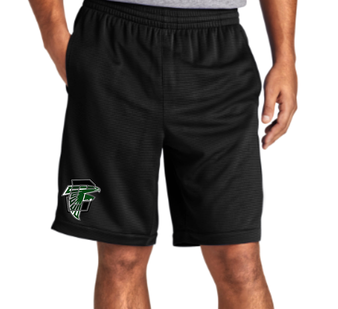 CF Shorts, Knee Length, Pocketed Performance Blend