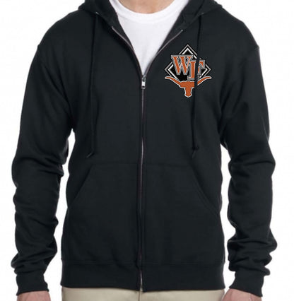 WF Classic Full Zip Hoodie, Adult, Multiple Logo Options