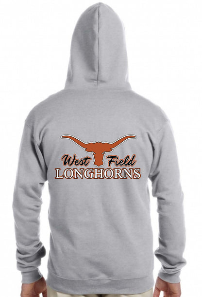 WF Classic Full Zip Hoodie, Adult, Multiple Logo Options