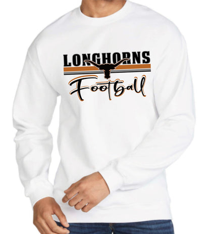 WF Longhorn Crew Neck, Sweatshirt,  Adult